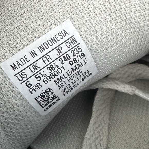 Adidas Yeezy Powerphase Calabasas Men's Size 6 Clear Brown FV6126 Shoes Sneakers - Picture 8 of 8